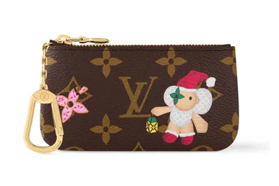 Pre-owned Louis Vuitton Key Pouch Monogram/candy Red