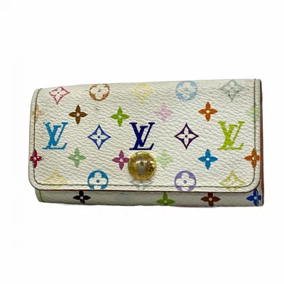 Pre-owned Louis Vuitton Keycase () In White
