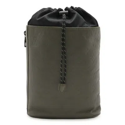 Pre-owned Louis Vuitton Khaki Monogram Shadow Shoulder Bag () In Brown