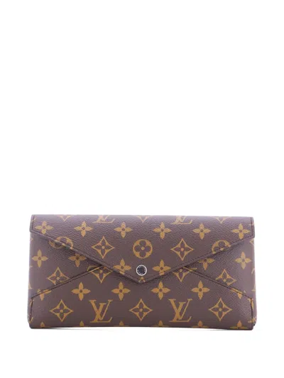 Pre-owned Louis Vuitton Kirigami Organizer Monogram Canvas Small Wallets In Brown