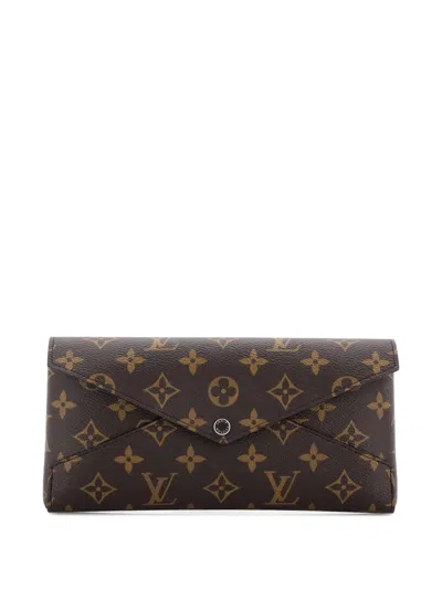 Pre-owned Louis Vuitton Kirigami Organizer Monogram Canvas Small Wallets In Brown