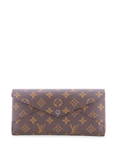 Pre-owned Louis Vuitton Kirigami Organizer Monogram Canvas Small Wallets In Brown
