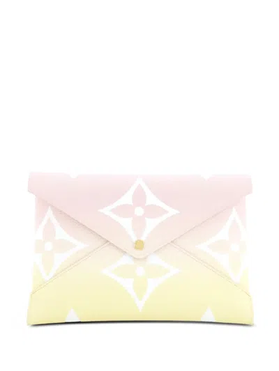 Pre-owned Louis Vuitton Kirigami Pochette Set By The Pool Monogram Giant Clutch Bag In Multi