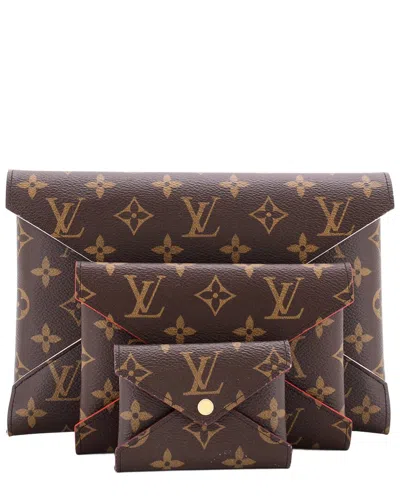 Pre-owned Louis Vuitton Kirigami Pochette Set Monogram Canvas (authentic Pre-loved)