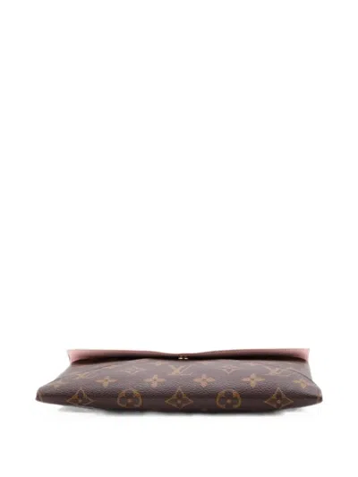 Pre-owned Louis Vuitton Kirigami Pochette Set Monogram Canvas Clutch Bag In Brown
