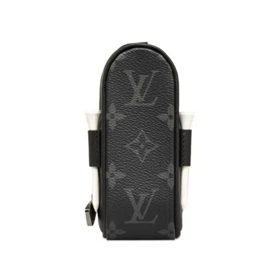 Pre-owned Louis Vuitton Kit De Golf Andrews Black Canvas Clutch Bag ()