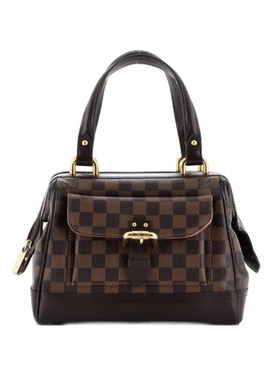 Pre-owned Louis Vuitton Knightsbridge Handbag Damier Satchel In Brown