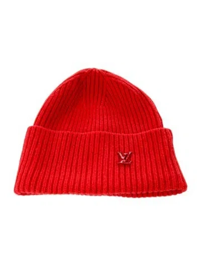 Pre-owned Louis Vuitton Knit Beanie In Red