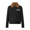 Louis Vuitton Knit Blouson With Shearling Collar