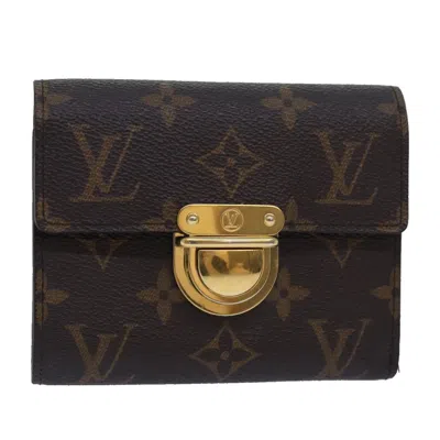 Pre-owned Louis Vuitton Koala Canvas Wallet () In Brown