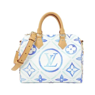 Pre-owned Louis Vuitton Lagon Coated Canvas Boston Bag Handbag ()