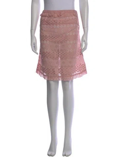Pre-owned Louis Vuitton Late 1990's - Early 2000's Knee-length Skirt In Pink