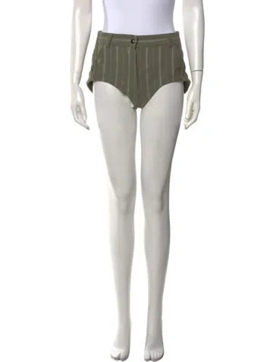 Pre-owned Louis Vuitton Late 1990's - Early 2000's Mini Shorts In Green