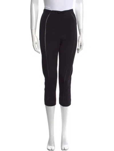 Pre-owned Louis Vuitton Late 1990's - Early 2000's Straight Leg Pants In Black