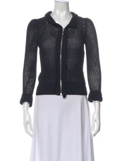 Pre-owned Louis Vuitton Late 1990's - Early 2000's Wool Sweater In Black