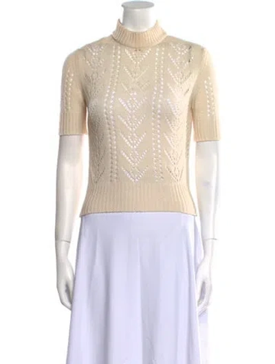 Pre-owned Louis Vuitton Late 1990's - Early 2000's Wool Sweater In Neutral