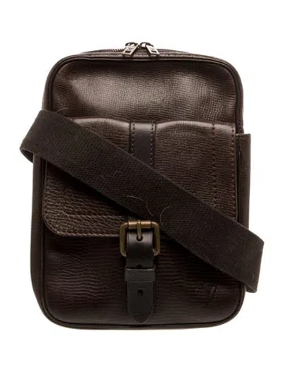 Pre-owned Louis Vuitton Leather Backpack In Brown