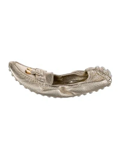 Pre-owned Louis Vuitton Leather Ballet Flats