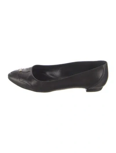 Pre-owned Louis Vuitton Leather Ballet Flats In Blue