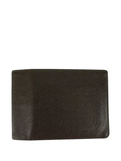Pre-owned Louis Vuitton Leather Bi-fold Wallet In Brown