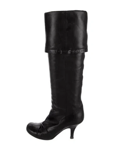 Pre-owned Louis Vuitton Leather Boots In Black