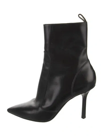 Pre-owned Louis Vuitton Leather Boots In Black