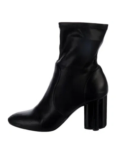 Pre-owned Louis Vuitton Leather Boots In Black