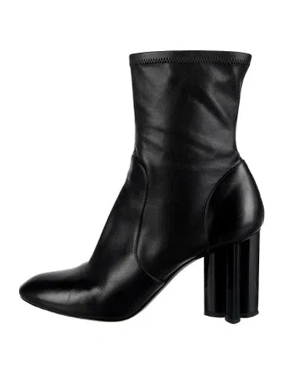 Pre-owned Louis Vuitton Leather Boots In Black