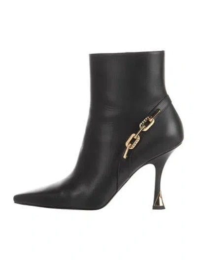 Pre-owned Louis Vuitton Leather Boots In Black