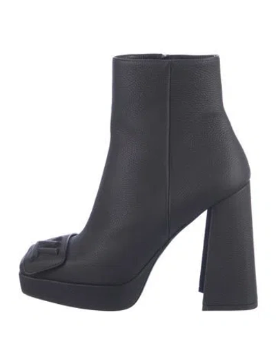 Pre-owned Louis Vuitton Leather Boots In Blue