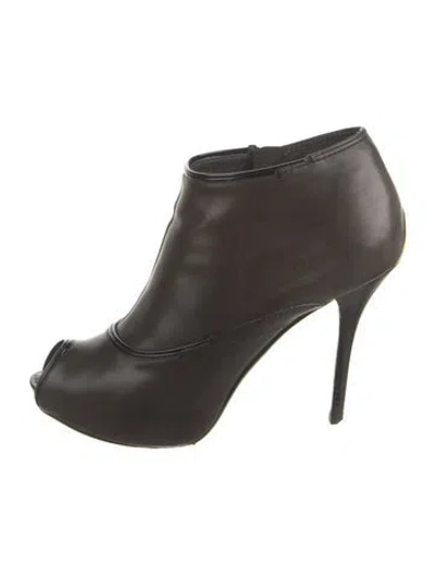 Pre-owned Louis Vuitton Leather Boots In Brown