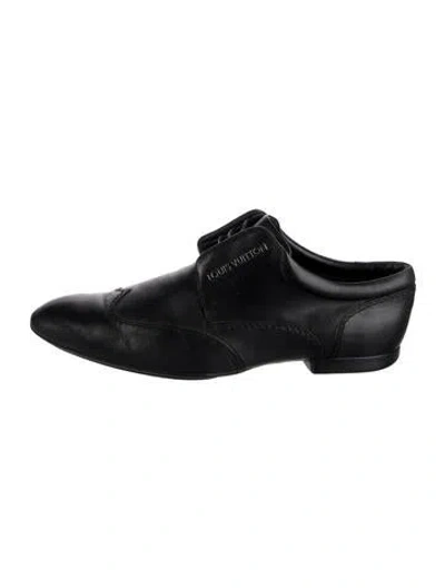Pre-owned Louis Vuitton Leather Brogues In Black