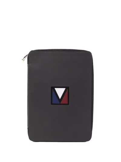 Pre-owned Louis Vuitton Leather Clutch Bag In Black