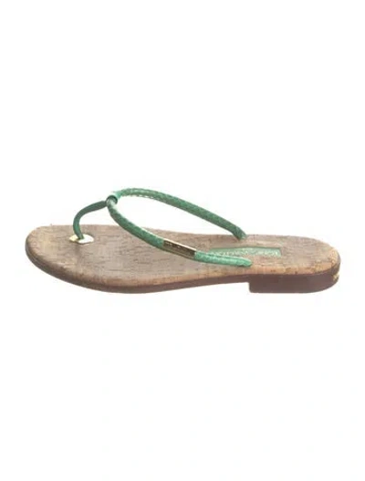 Pre-owned Louis Vuitton Leather In Green