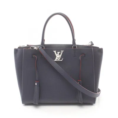 Pre-owned Louis Vuitton Leather Handbag () In Blue