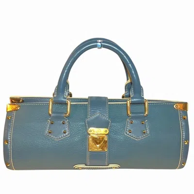 Pre-owned Louis Vuitton Leather Handbag () In Blue