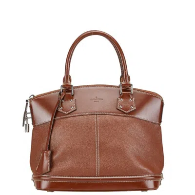 Pre-owned Louis Vuitton Leather Handbag () In Brown