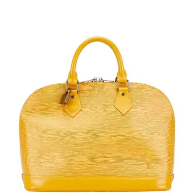 Pre-owned Louis Vuitton Leather Handbag () In Yellow