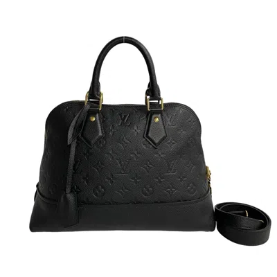Pre-owned Louis Vuitton Leather Handbag Shoulder Bag () In Black
