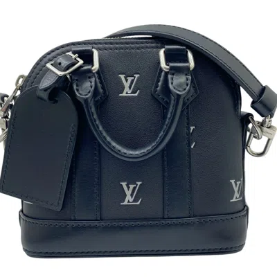 Pre-owned Louis Vuitton Leather Handbag Shoulder Bag () In Black
