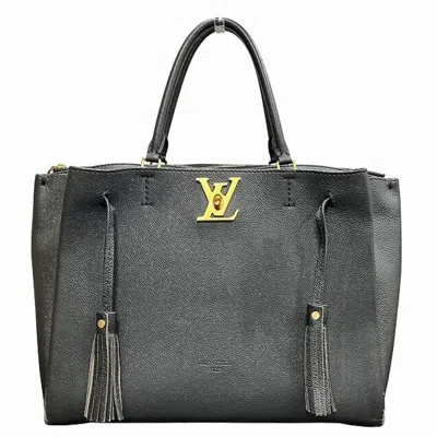 Pre-owned Louis Vuitton Leather Handbag Shoulder Bag () In Black