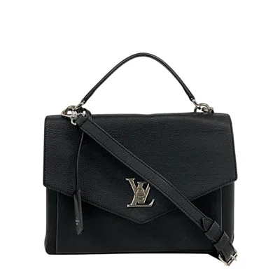 Pre-owned Louis Vuitton Leather Handbag Shoulder Bag () In Black