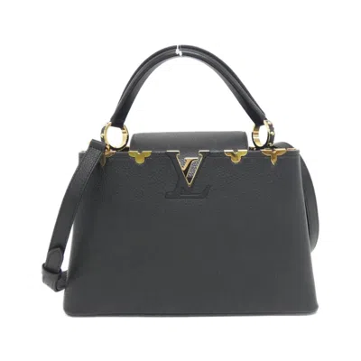 Pre-owned Louis Vuitton Leather Handbag Shoulder Bag () In Black