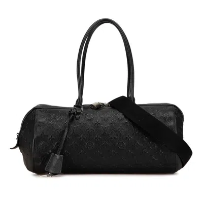Pre-owned Louis Vuitton Leather Handbag Shoulder Bag () In Black