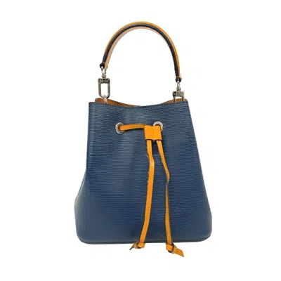 Pre-owned Louis Vuitton Leather Handbag Shoulder Bag () In Blue