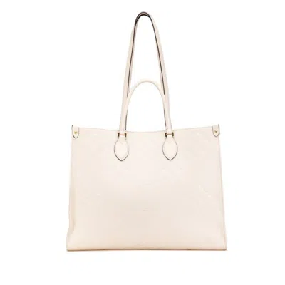 Pre-owned Louis Vuitton Leather Handbag Shoulder Bag () In White