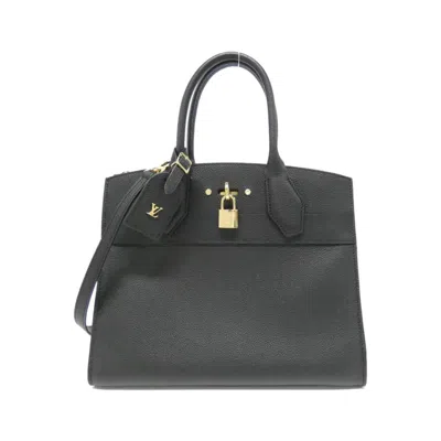 Pre-owned Louis Vuitton Leather Handbag Tote Bag () In Black