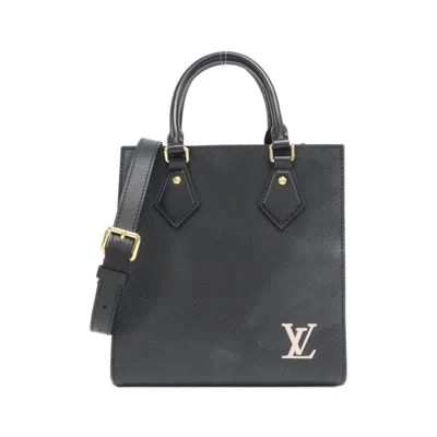 Pre-owned Louis Vuitton Leather Handbag Tote Bag () In Black