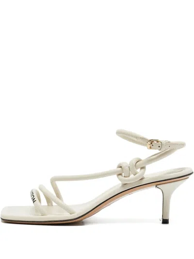 Pre-owned Louis Vuitton Leather Knotted Strap Sandals