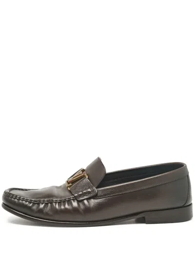 Pre-owned Louis Vuitton Leather Loafers